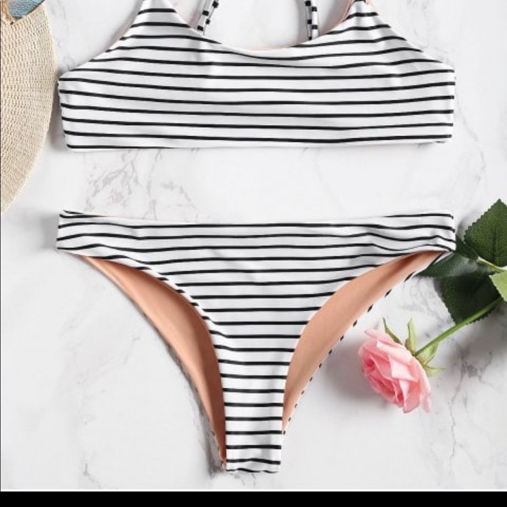 white bikini